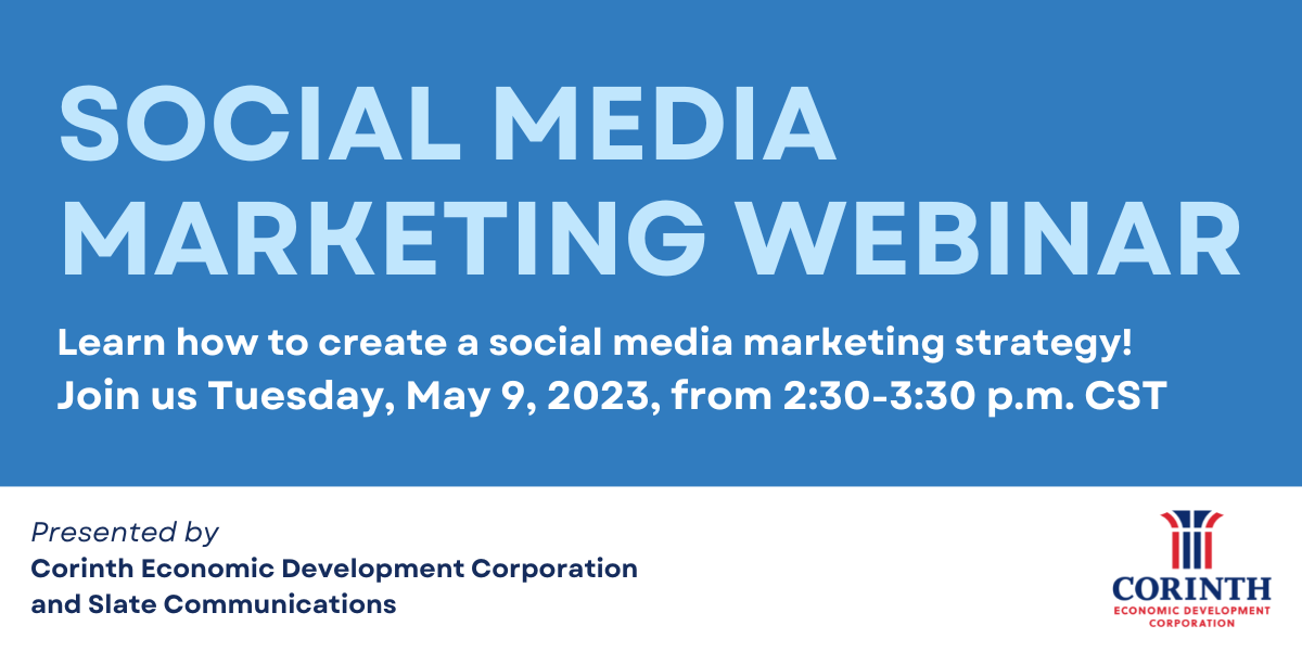 Economic Development Week Social Media Marketing Webinar City Of