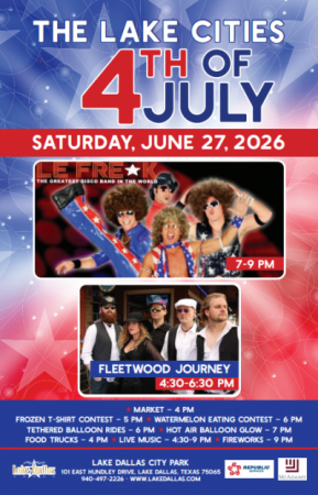 lake cities 4th 2026